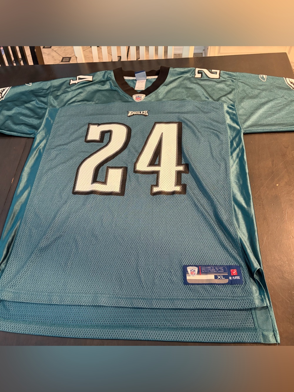 Reebok Philadelphia Eagles Nnamdi Asomugha NFL Football Jersey Size XL
